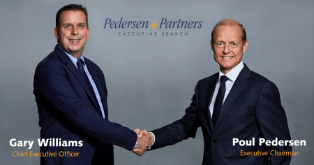 Pedersen & Partners - Pedersen & Partners successfully executes leadership transition plan; Gary Williams becomes CEO of Pedersen & Partners, Poul Pedersen becomes Executive Chairman